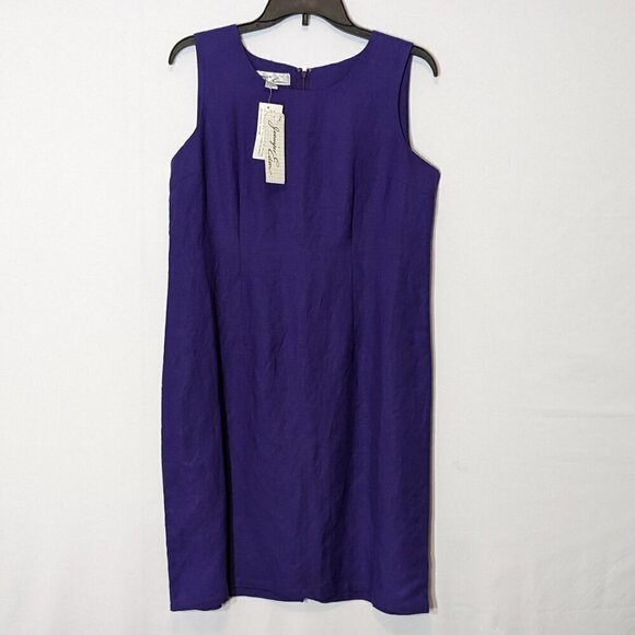 Jennifer Eden Dresses & Skirts - Women's JENNIFER EDEN Purple Sleeveless Knee Length Sheath Dress; Size 12
